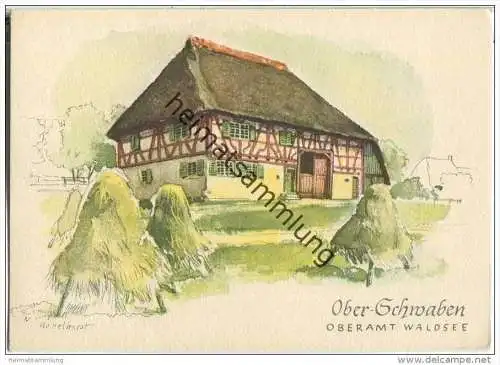 L. Nettelhorst - Bauernhaus im Oberamt Waldsee in Ober-Schwaben