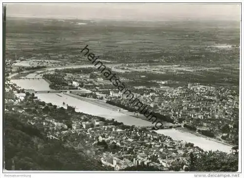 Königstuhl bei Heidelberg - Blick auf Heidelberg - Foto-AK