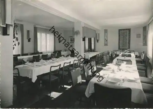 Kienbaum - Deutscher Turn- und Sportbund - Zentrale Trainingsstätte - Blick in den Speisesaal - Foto-AK Grossformat