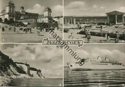 Binz - Foto-AK Grossformat - Verlag Felix Setecki Berlin gel. 1965