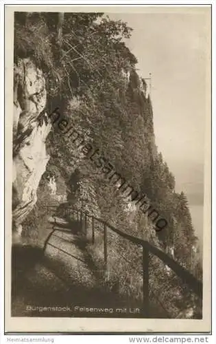 Bürgenstock - Felsenweg mit Lift