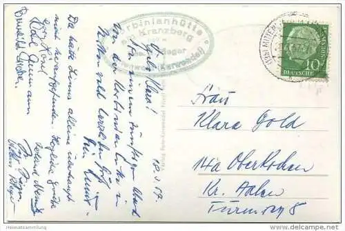 Korbinianhütte - Foto-AK