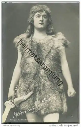 Heinrich R. Knote als Siegfried - Deutscher Opernsänger (Tenor) - Foto-AK