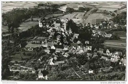 Kirchberg an der Jagst - Luftaufnahme - Foto-AK