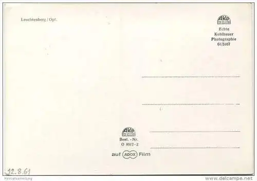 Leuchtenberg - Foto-AK Grossformat 1961