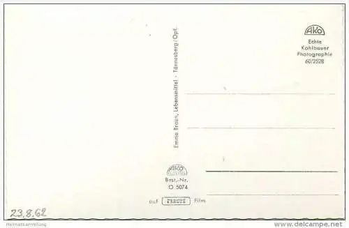 Tännesberg - Foto-AK 60er Jahre