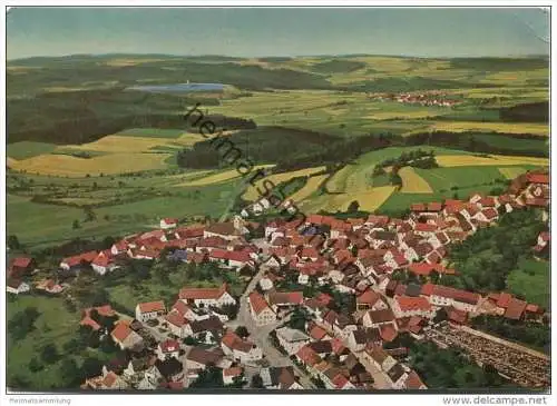 Tännesberg - Luftbild - Blick auf Hochspeicher und Grossenschwand - AK Grossformat 60er Jahre