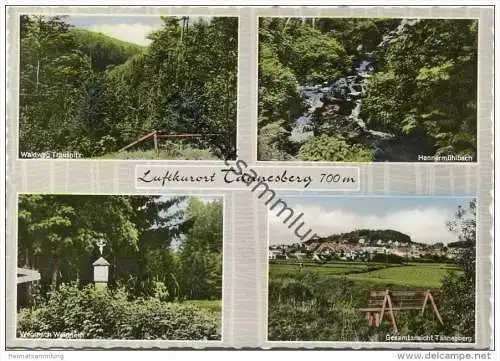 Tännesberg - Waldpartie - Hennermühlbach - AK Grossformat 60er Jahre