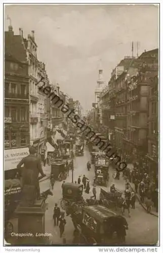 London - Cheapside - Foto-AK