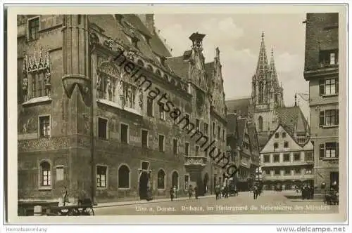 Ulm - Rathaus - Foto-AK