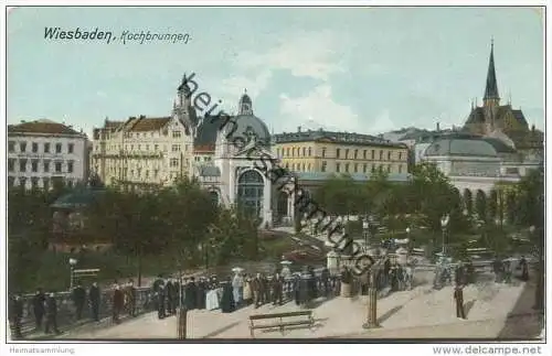 Wiesbaden - Kochbrunnen - Verlag Ottmar Zieher München ca. 1910