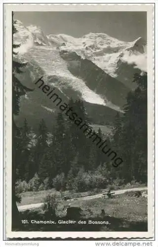 Chamonix - Glacier des Bossons - Foto-AK