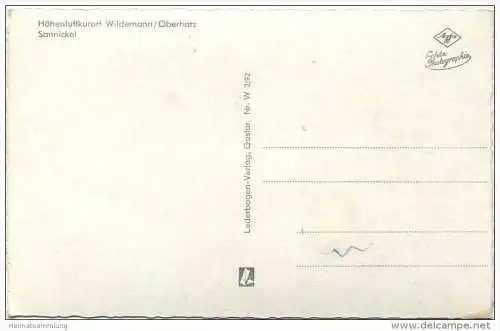 Wildemann - Sannickel - Foto-AK