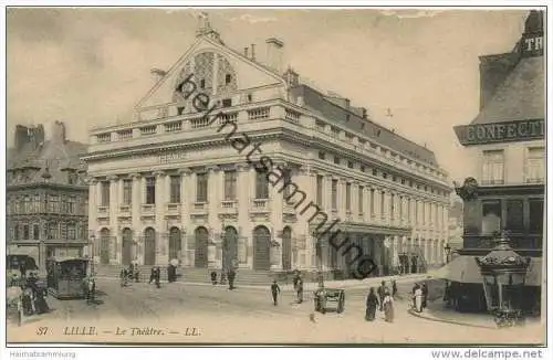 Lille - Le Theatre - Pferdestrassenbahn