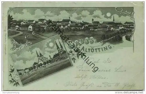 Altötting - Hauptansicht - Kirche