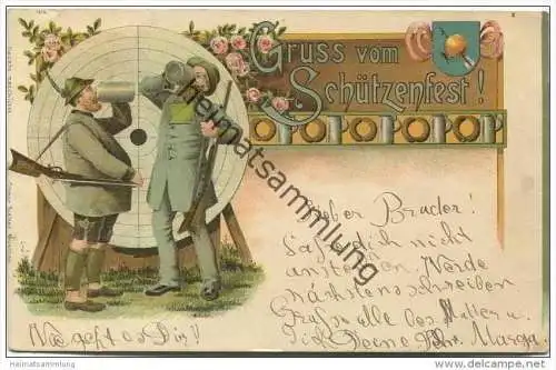 München - Gruss vom Schützenfest