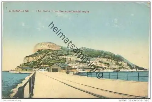 Gibraltar - The Rock from the commercial mole