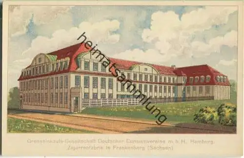 Frankenberg - Zigarrenfabrik - Großeinkaufs-Gesellschaft Deutscher Consumvereine mbH Hamburg