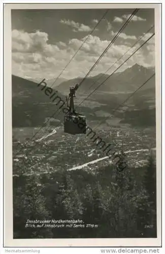 Innsbruck - Nordkettenbahn - Foto-AK