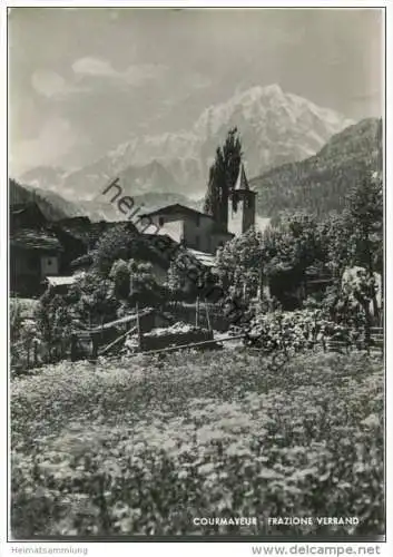 Courmayeur - Frazione Verrand - Foto-AK Grossformat