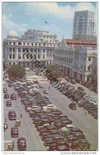 Singapore - Raffles Place - Chartered Bank - Bank of China 50er Jahre