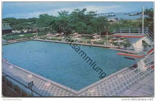 Singapore - Nuffield Swimming Pool at Britannia Club 50er Jahre