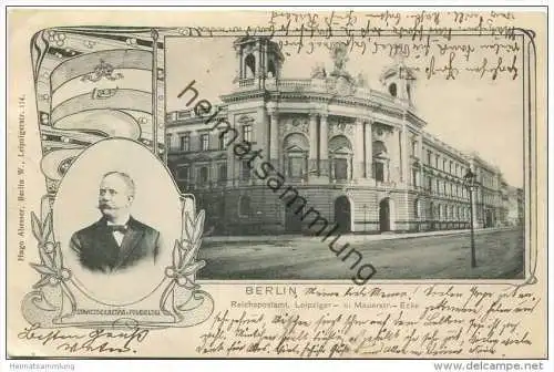 Berlin-Mitte - Reichspostamt - Leipzigerstrasse - Mauerstrasse - Staatssekretär Podbielski