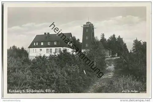 08304 Schönheide - Kuhberg - Foto-AK 30er Jahre