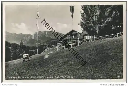 Bad Tölz - Waldherr Alm - Foto-AK 30er Jahre