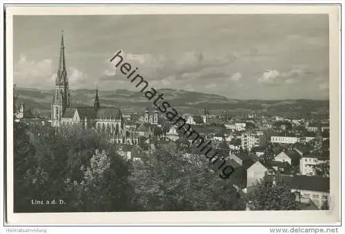 Linz - Foto-AK - Rückseite beschrieben 1942