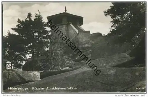 95632 Kösseine - Fichtelgebirge - Aussichtsturm - Foto-AK