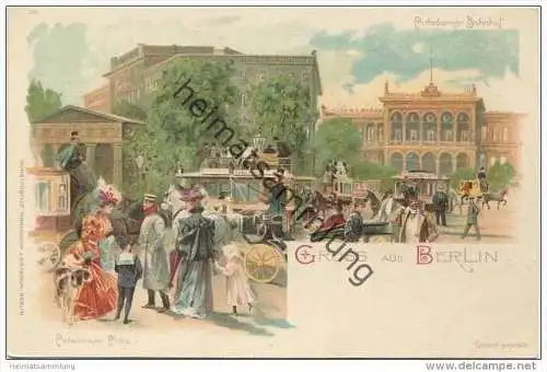 Berlin-Mitte - Potsdamer Platz - Potsdamer Bahnhof ca. 1900