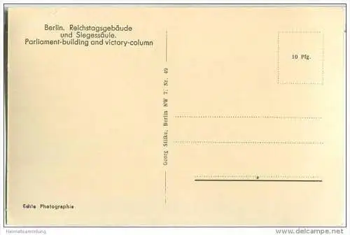 Berlin - Reichstag und Siegessäule