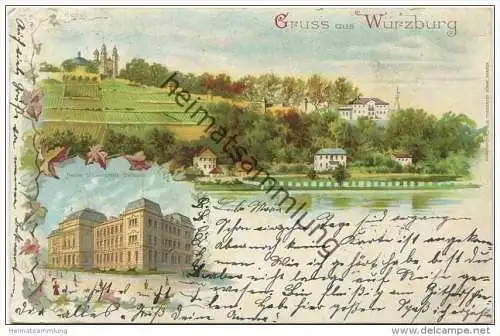 Würzburg - Kapp - Neues Universitätsgebäude