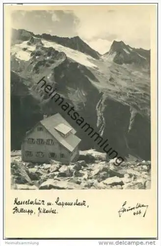 Kasslerhütte - Lapenscharte - Stillupp - Zillertal - Foto-AK 30er Jahre