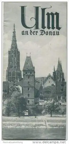 Ulm 1937 - Faltblatt mit 7 Abbildungen