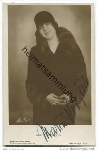 Maria Ivogün - Original Autogramm - Opernsängerin (Sopran) - Foto-AK