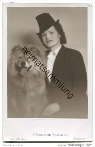 Hildegarde Ranczak - Tschechisch-Deutsche Opernsängerin (Sopran) - Foto-AK