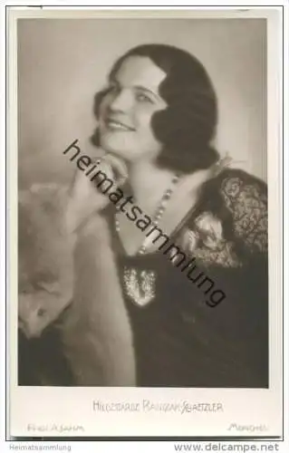 Hildegarde Ranczak-Schaetzler - Tschechisch-Deutsche Opernsängerin (Sopran) - Foto-AK