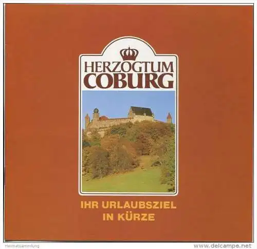 Herzogtum Coburg 80er Jahre - 12 Seiten 40 Abbildungen