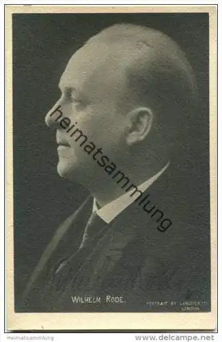 Wilhelm Rode - Original-Autogramm - deutscher Opernsänger (Bass) - Foto-AK