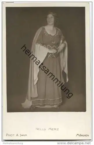 Nelly Merz - deutsche Opernsängerin (Sopran) - Foto-AK