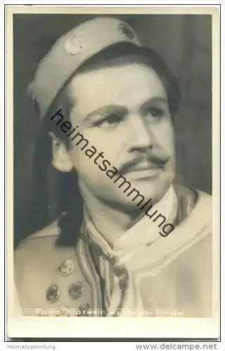 Franz Klarwein als Evo der Schelm - deutscher Opernsänger (Tenor) - Foto-AK