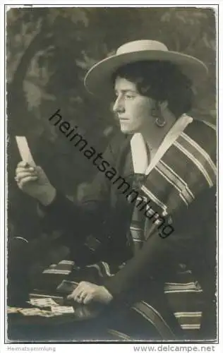 Luise Willer als Carmen - Deutsche Opernsängerin (Mezzosopran) - Foto-AK