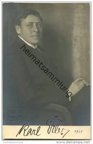 Karl Erb - deutscher Opernsänger (Tenor) - Foto-AK - Original-Autogramm 1925