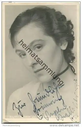 Angela Salloker - Original-Autogramm - Österreichische Schauspielerin