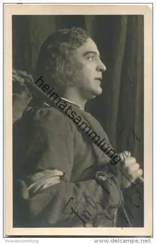 Fritz Fitzau - Original-Unterschrift - deutscher Opernsänger (Tenor) - Foto-AK - 1925