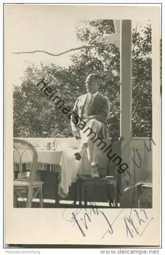 Fritz Fitzau - Original-Autogramm - deutscher Opernsänger (Tenor) - Foto-AK