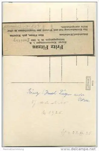 Fritz Fitzau - Original-Autogramm - deutscher Opernsänger (Tenor) - Foto-AK