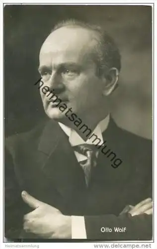 Otto Wolf - Deutscher Opernsänger (Tenor) - Fotokarte